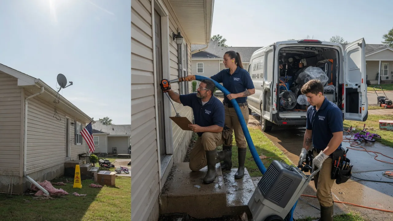 Ceiling Water Damage Restoration in Modoc, IL near me